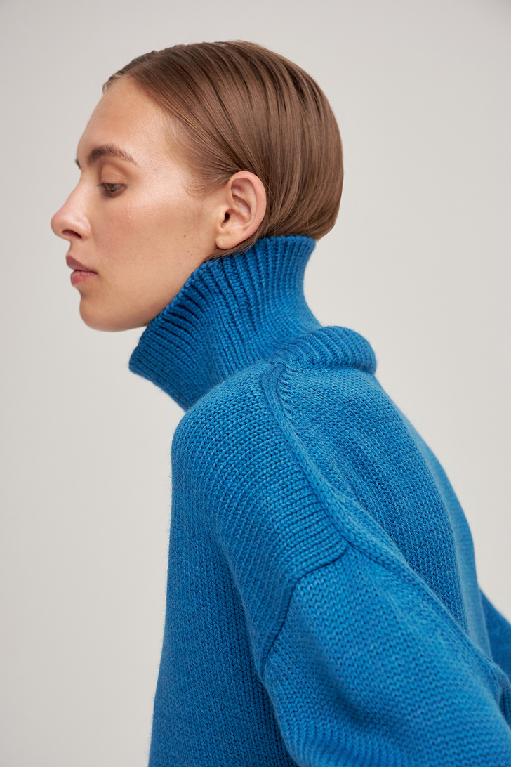 Blue fall: свитер Studio 29, который вы не захотите снимать всю осень