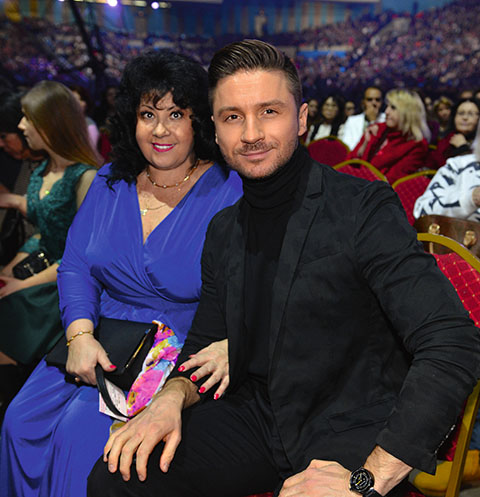 Сергей Лазарев с мамой