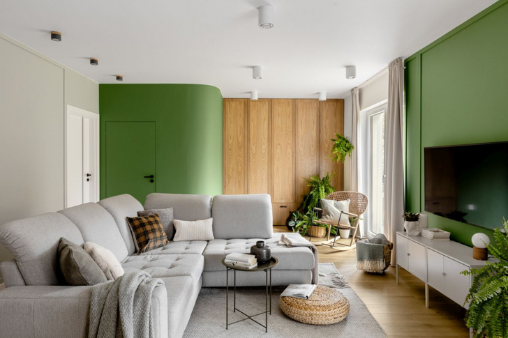 Зеленая квартира 98 м² в Варшаве