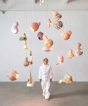 You See a Sheep: коллекция керамических светильников от Юко Нисикавы