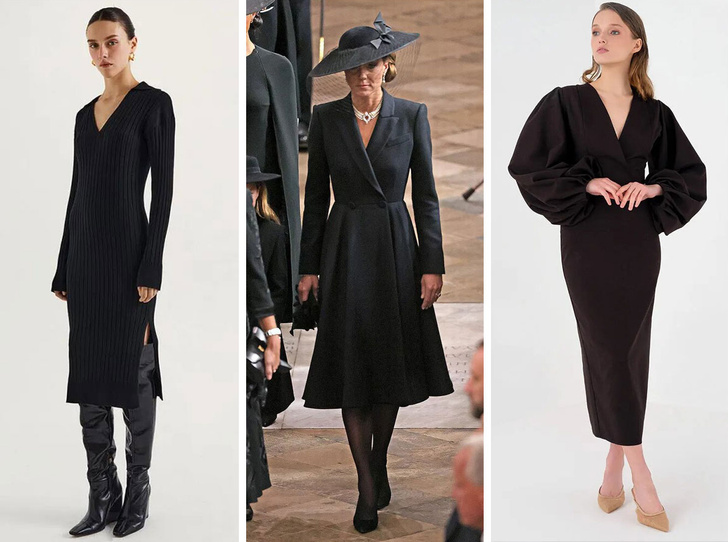 Принцесса стиля: Кейт Миддлтон нашла идеальное черное платье на осень — вот еще 10 моделей, которые подходят всем