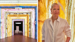 Ванна из розового оникса Сабин Марселис