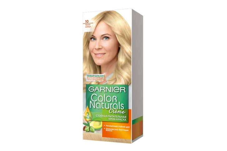 Краска для волос garnier color naturals оттенок 10 белое солнце