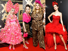 Леопардовая пижама, бант-кокошник: самые спорные образы звезд на фестивале «Жара»