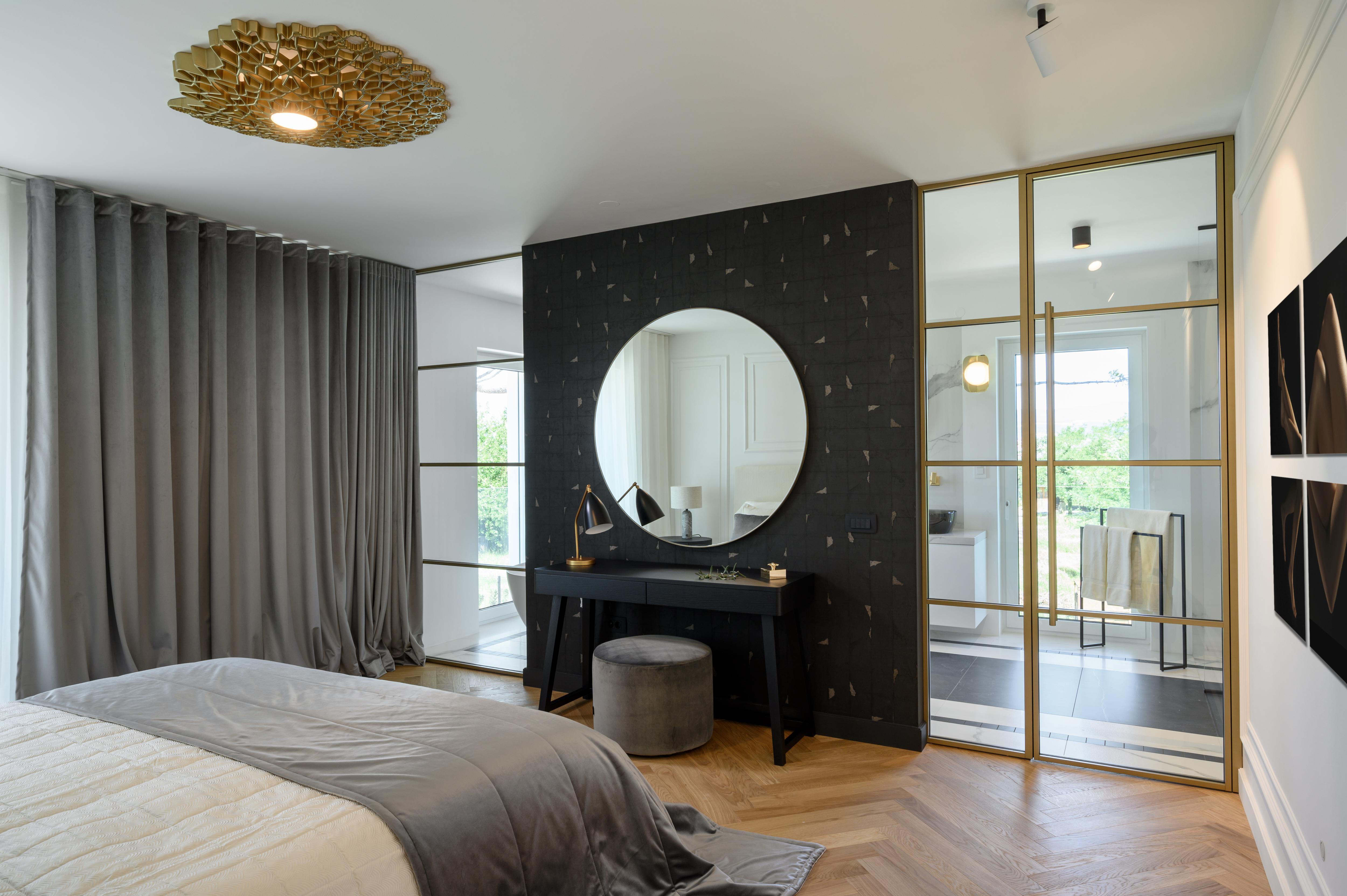 Дизайн спальни с зеркалами (58 фото)