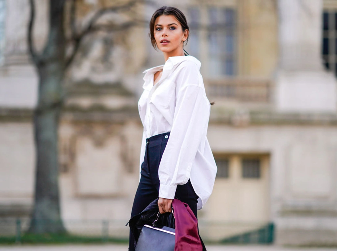 С чем носить белую рубашку: стильные идеи на любой случай | marieclaire.ru