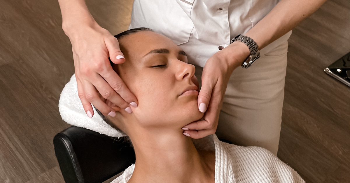 массаж лица мешочками