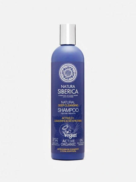 Сертифицированный шампунь против перхоти Deep Cleansing, Natura Siberica