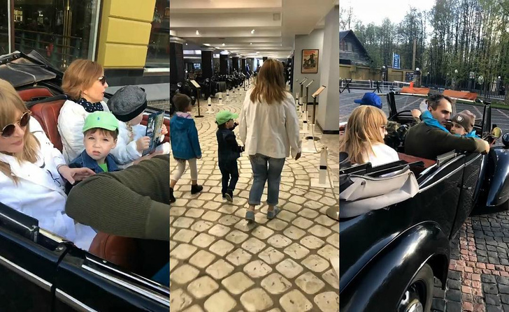 Алла Пугачева и Кристина Орбакайте учат детей водить машины
