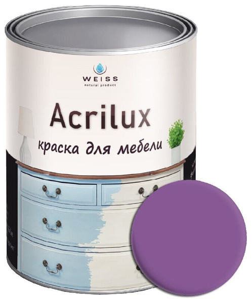 Краска латексная Acrilux для мебели, Weiss