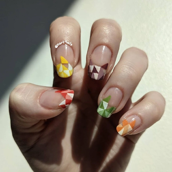 Skittle nails: 12 идей конфетного маникюра