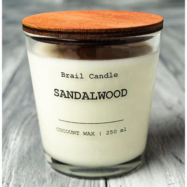 Свеча ароматическая Sandalwood, Brail