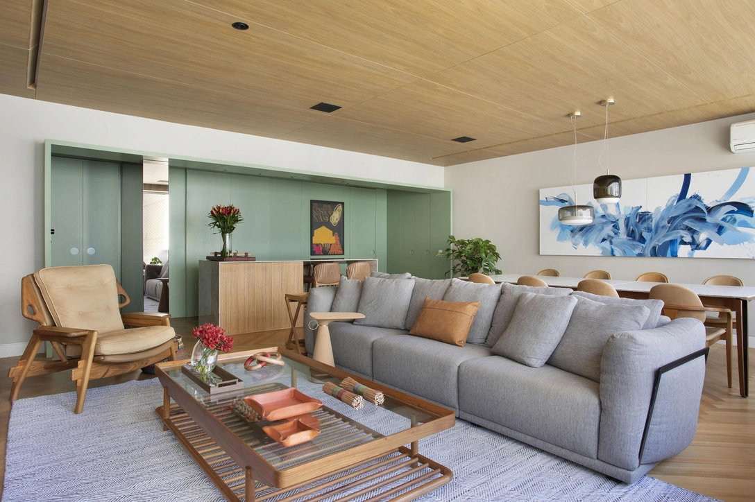 Квартира в Рио-де-Жанейро, где снесли почти все стены | Источник: Джулиано Колодети