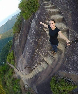 Душераздирающие фотки смертельно опасных лестниц