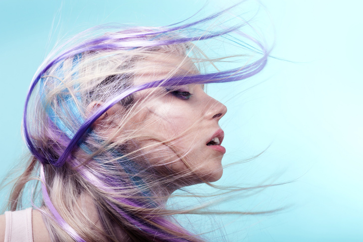 как покрасить волосы в фиолетовый