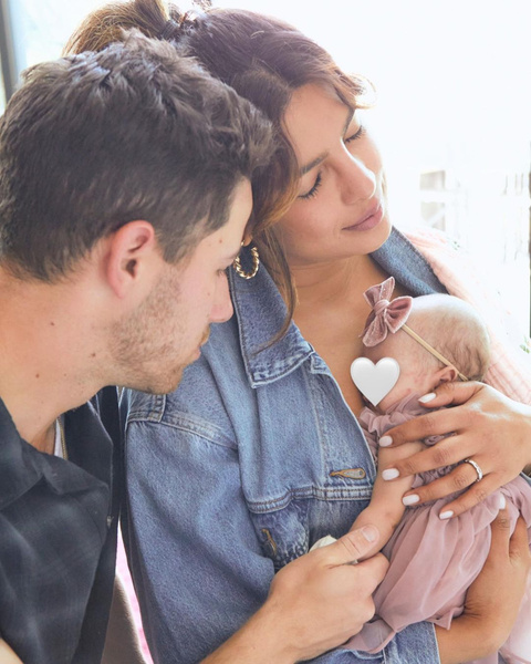 Ник Джонас и Приянка Чопра наконец-то увидели свою дочь спустя 100 дней после ее рождения