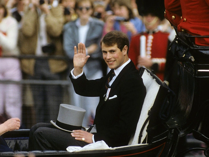 Принц Эдвард на Параде в честь дня рождения Королевы, 15 июня 1985