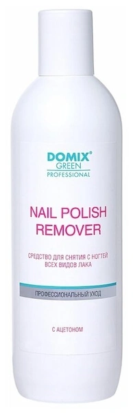 Domix Green Professional, средство для снятия всех видов лака с ацетоном