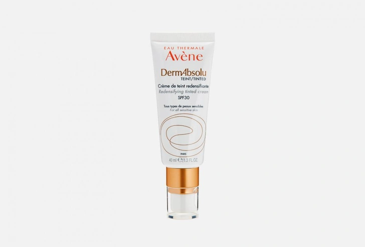 Крем для упругости кожи лица с тонирующим эффектом SPF 30 EAU THERMALE AVENE DermAbsolu TEINT 