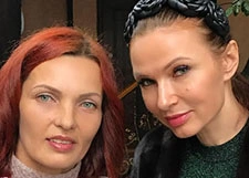 Эвелина Бледанс привезла лекарства больной сестре