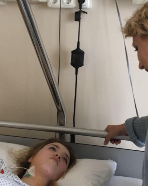 Дочь Елены Воробей попала в больницу в Германии