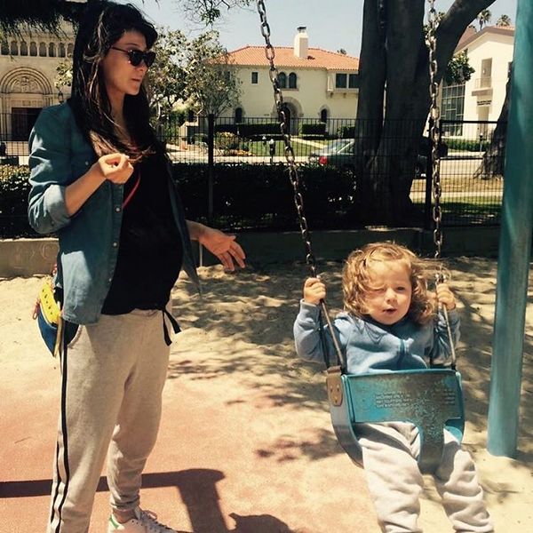 Марина со своей дочерью Брианой, появившейся на свет в 2014 году