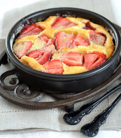 Клафути с клубникой Клафути с клубникой