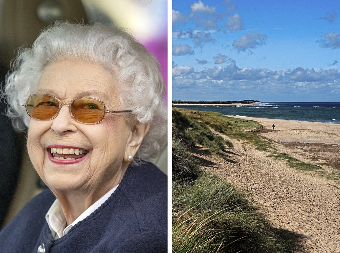 Елизавета II в Виндзоре, май 2022; Холкхэм-Бич, Норфолк | marieclaire.ru