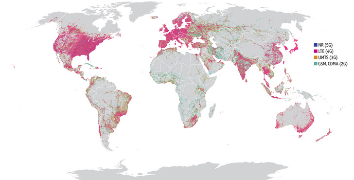 Картография: в каких странах самая доступная связь и мобильный интернет