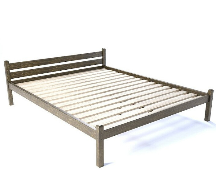 Кровать «Классика» лакированная из массива сосны, Solarius