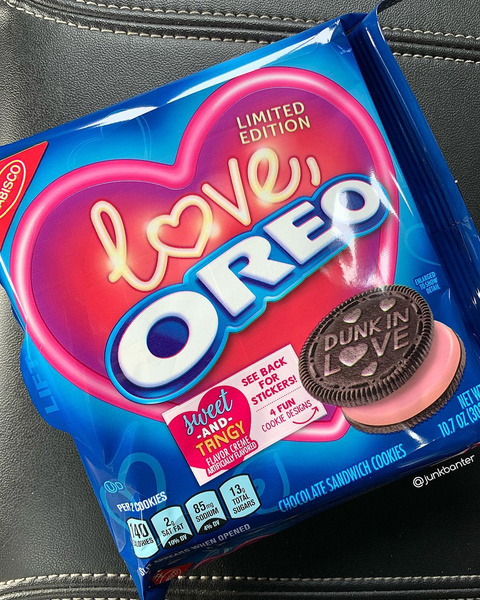 Oreo представил специальный вкус печенья ко Дню святого Валентина