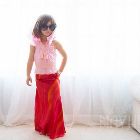 5-летняя девочка стала профессиональным модельером
