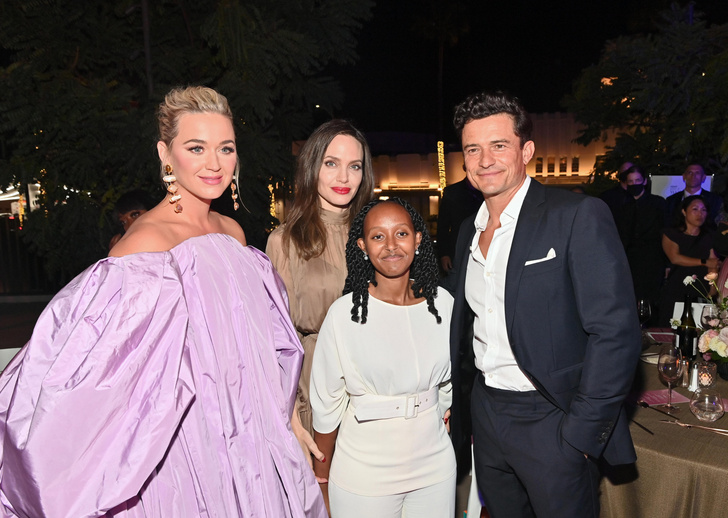 Кэти Перри, Анджелина Джоли с дочерью Захарой, Орландо Блум
