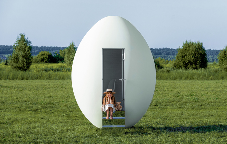 Дом-яйцо: новый арт-объект Григория Орехова