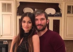 Александр Овечкин и Настасья Шубская крестили сына