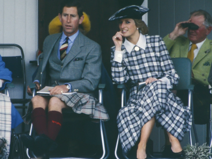 Супруги на горских играх в Шотландии, 3 сентября 1989