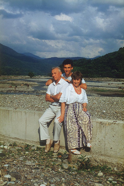 Галкин с отцом Александром Александровичем и мамой Натальей Григорьевной