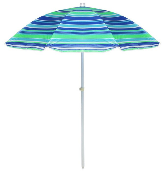 Зонт пляжный «Модерн» с серебряным покрытием, Maclay