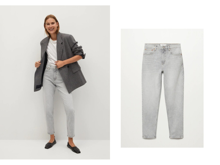 Серые джинсы — практичный и модный выбор для осени: 10 актуальных моделей