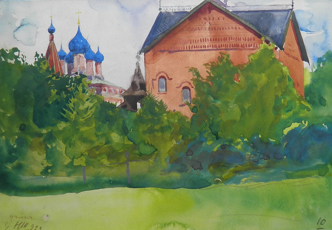 Николай Шестопалов. «Углич. Дом царевича Дмитрия», 1929. | mcmaison.ru