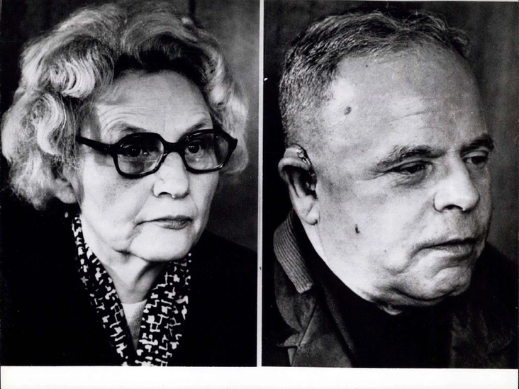 Родители Аннелизы во время судебного разбирательства, 1978 год