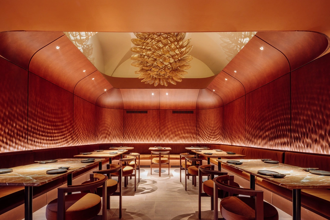 Ресторан Nómada в терракотовых тонах | Источник: Франсиско Ногейра