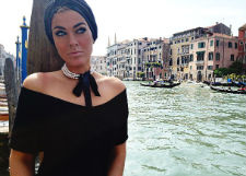 Таня Терешина празднует день рождения в Венеции