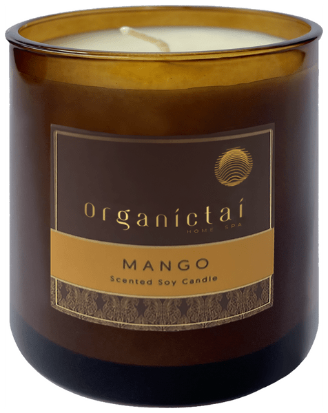 Свеча из соевого воска с ароматом манго