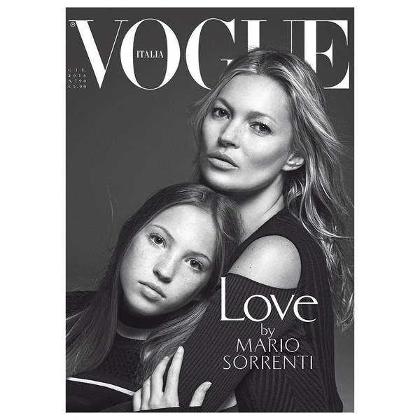 Кейт Мосс с дочерью – на обложке Vogue