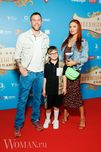 Арчи и Эвелина Бледанс с сыном