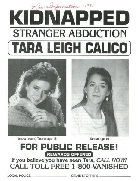 На долгую и страшную память: загадочное исчезновение Тары Калико, от которой осталось лишь странное фото