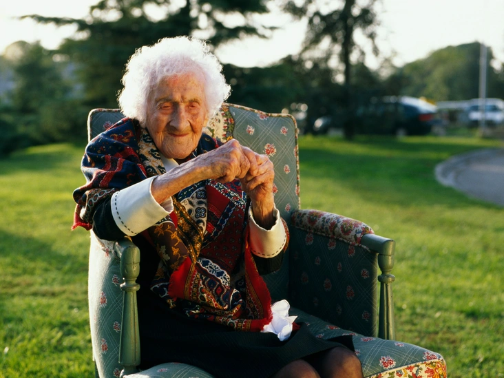 Жанна-Луиза Кальман, октябрь 1995