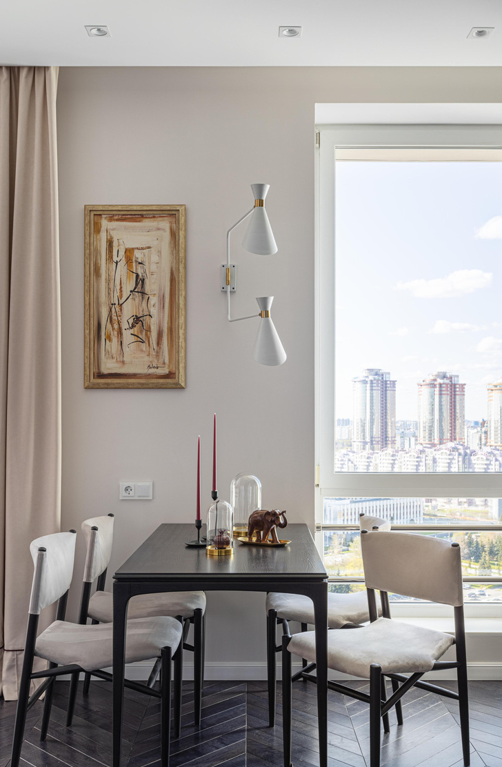 Яркая квартира 122 м² для мамы и двух дочерей в Москве