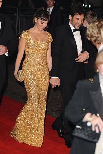 Пенелопа Крус (Penelope Cruz) и Хавьер Бардем (Javier Bardem) на премьере «007: Координаты «Скайфолл»», Лондон, 23/10/2012